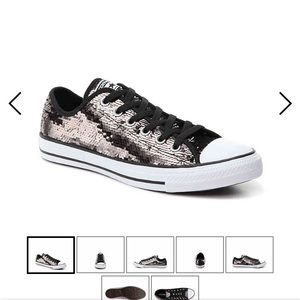 Women’s sequin Converse size 11